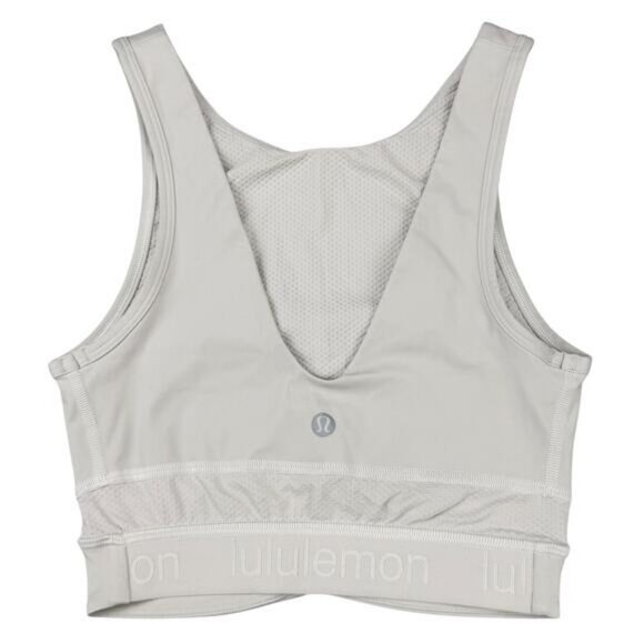 Lululemon Final Mile Crop Nulu Tank In Dune Size 0 - Picture 4 of 5